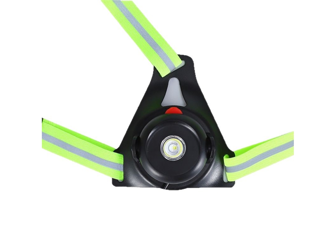 Faixa de Luz Advertência com Refletora, Lanterna Portátil, Esportes e Montanhismo, Alça Recarregável AQUAFORGE