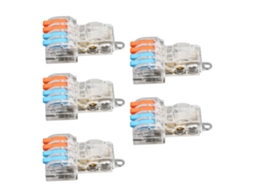 Conector Rápido De Cable De Latón Con Palanca Divisor Terminal Para Aparatos De Iluminación 250v 32a 5pcs