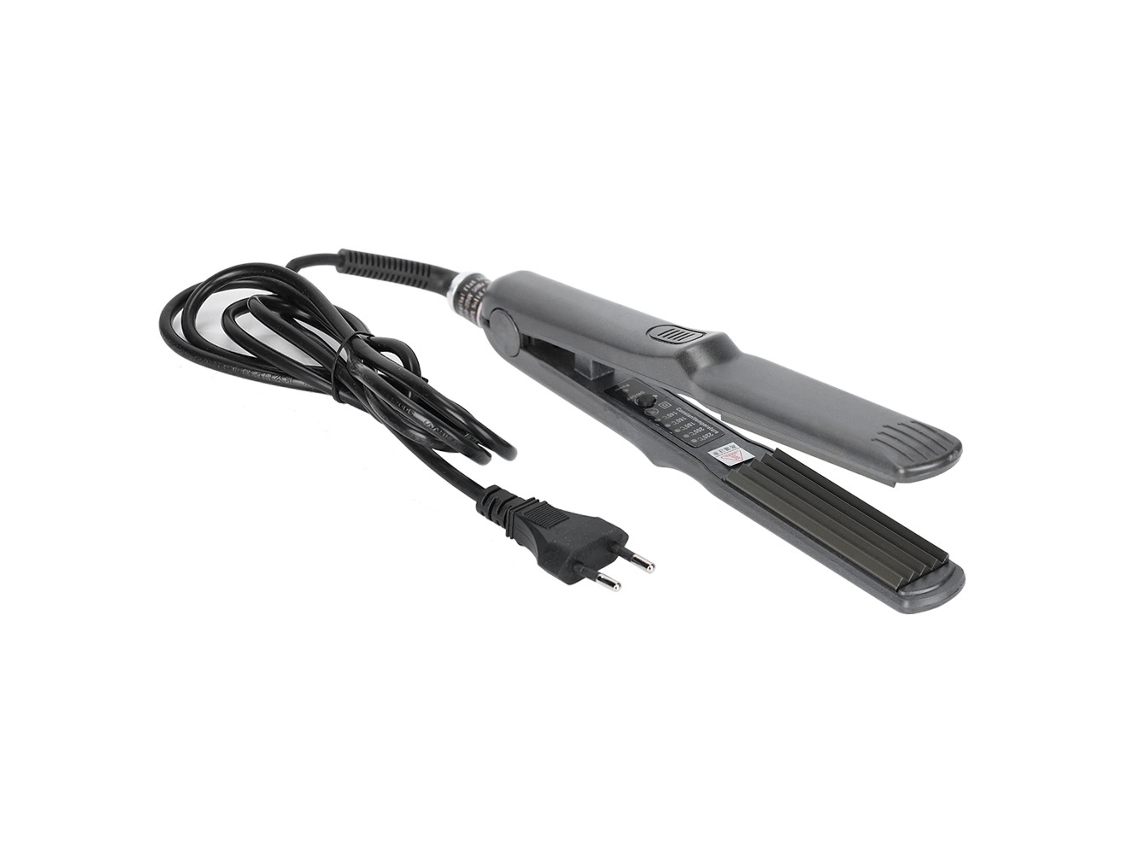 2026 plancha Eléctrica Profesional para Cabelo com Temperatura Ajustável e Placa de Milho para Penteado