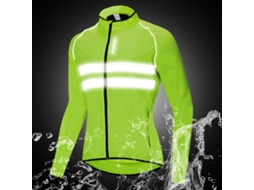 Jaqueta Ciclismo Manga Longa Refletiva Impermeável