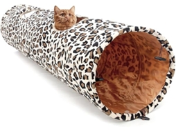 Túnel de Brincar para Gatos, Grande e Dobrável, com 2 Aberturas, Ideal Gatinhos, Coelhos Cachorrinhos, Ergonômico, Uso Diário STELASPLEN