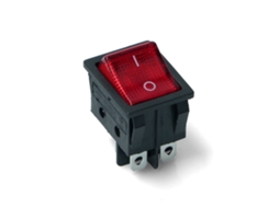 Interruptor Bipolar Luminoso Vermelho 16a para Máquina de Lavar Roupa Swt730un