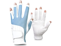 Luvas de Golfe Femininas Sem Dedos, 1 Par, Luvas de Golfe Femininas Elegantes para Caminhadas, Golfe, Canoagem