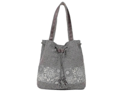 Bolsas Femininas Bolsas De Lona Bolsas Casuais Bolsas Grandes Bolsas De Grande Capacidade Bolsas De Lona Dupla Finalidade Cinza