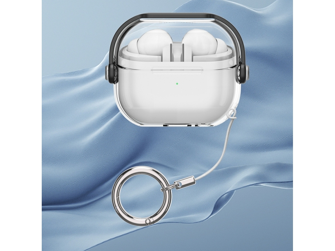 Capa Protetora Halinuia Acrílico Transparente Modelo Bs (compatível Beats Studio Buds/buds+, Visibilidade Total)