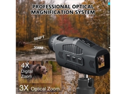 Dispositivo De Visão Noturna Infravermelha Monocular 1080p Zoom Digital 5x 300m Distância De Visualização Totalmente Escura Para Fotografia Bestvite