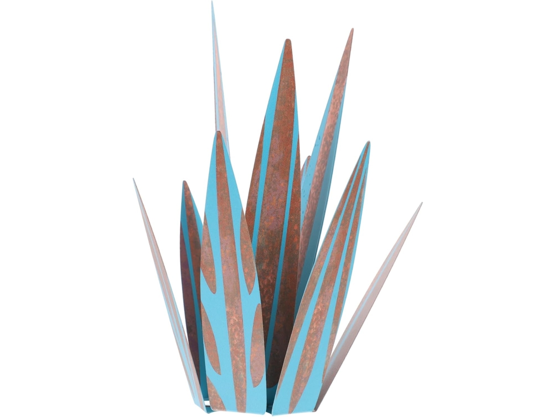 Decoração De Agave Em Ferro Para Pátio Externo, Design Artesanal. Gokoco