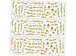 Conjunto Com 3 Adesivos Decorativos De Parede Para Sala De Estar, Quarto E Cozinha.