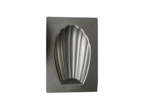 Forma Madeleine XXL 20 Cm Cinza Carvão Pastelaria Profissional