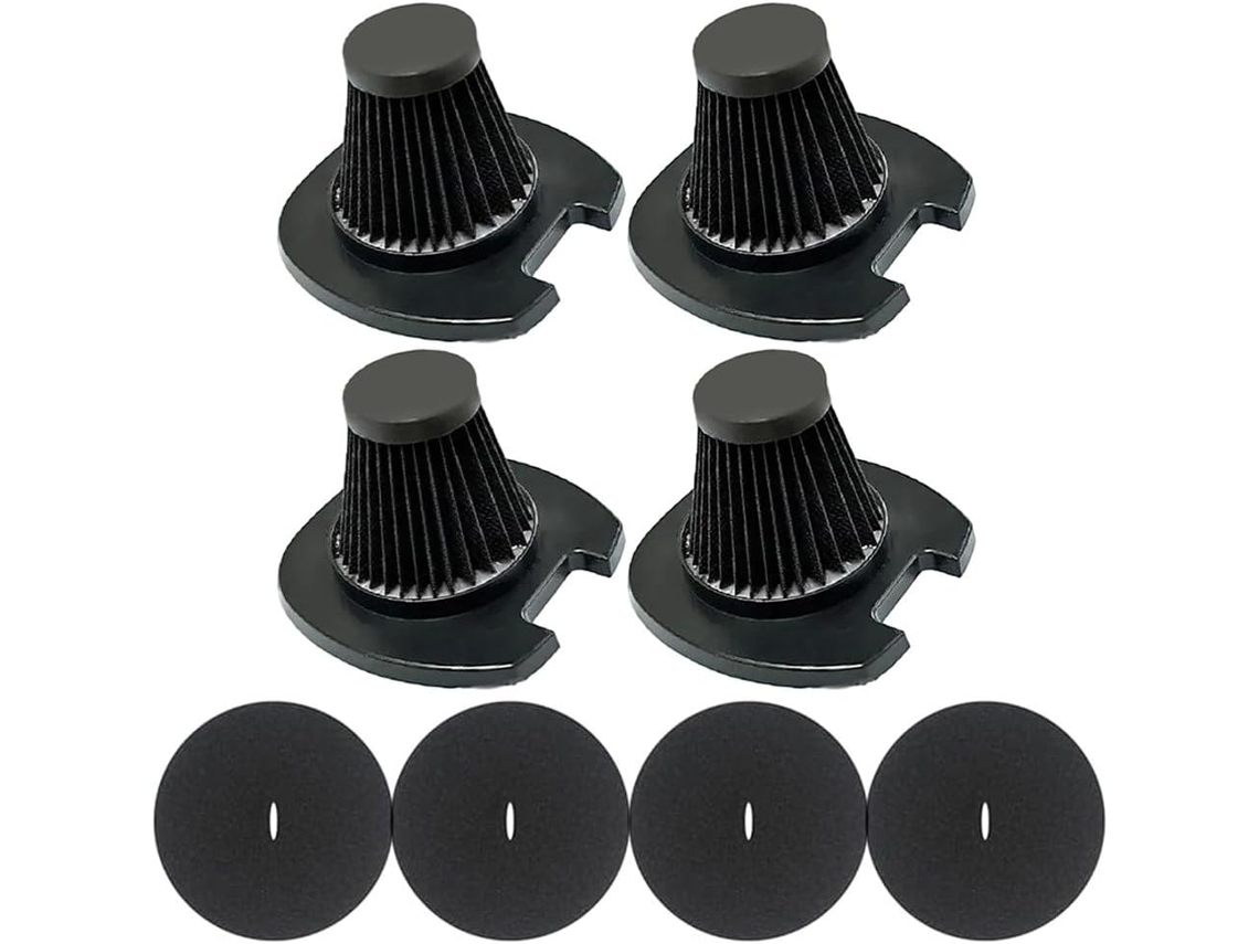 Pacote Com 4 Filtros De Reposição Para Aspirador Pó Vertical Fio 3 Em