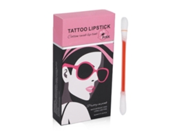 Elaimei 20pcs Bastoncillo De Algodón Labial Impermeable Desechable Gloss Para Maquillaje De Labios Rosa
