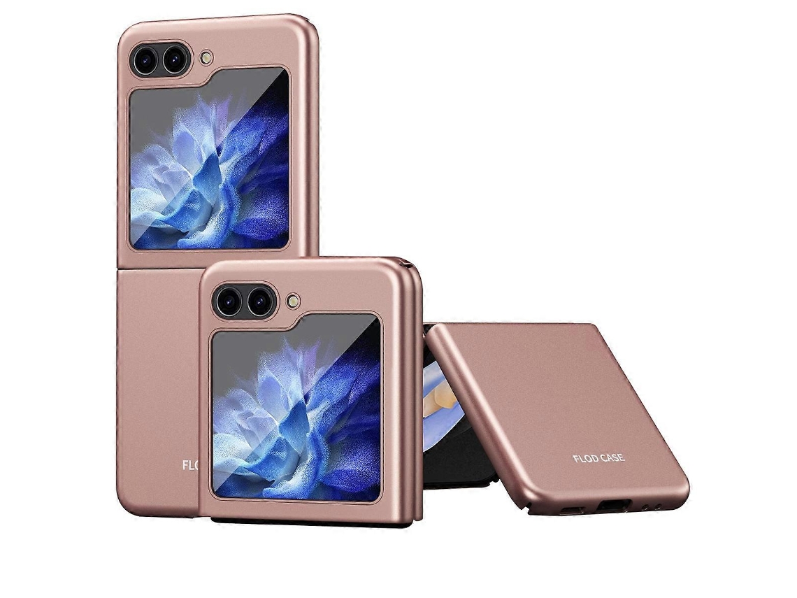 Capa Protetora Dobrável Para Samsung Galaxy Z Flip5 Skin Feel À Prova De Choque
