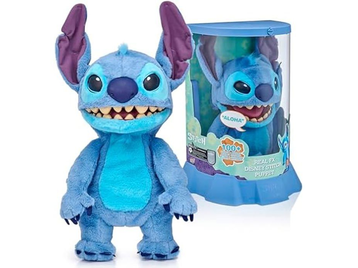 Peluche Animatrónica Wow! Stuff Stitch 45,7 Cm Mais De 100 Combinações De Ação Macia E Aconchegante
