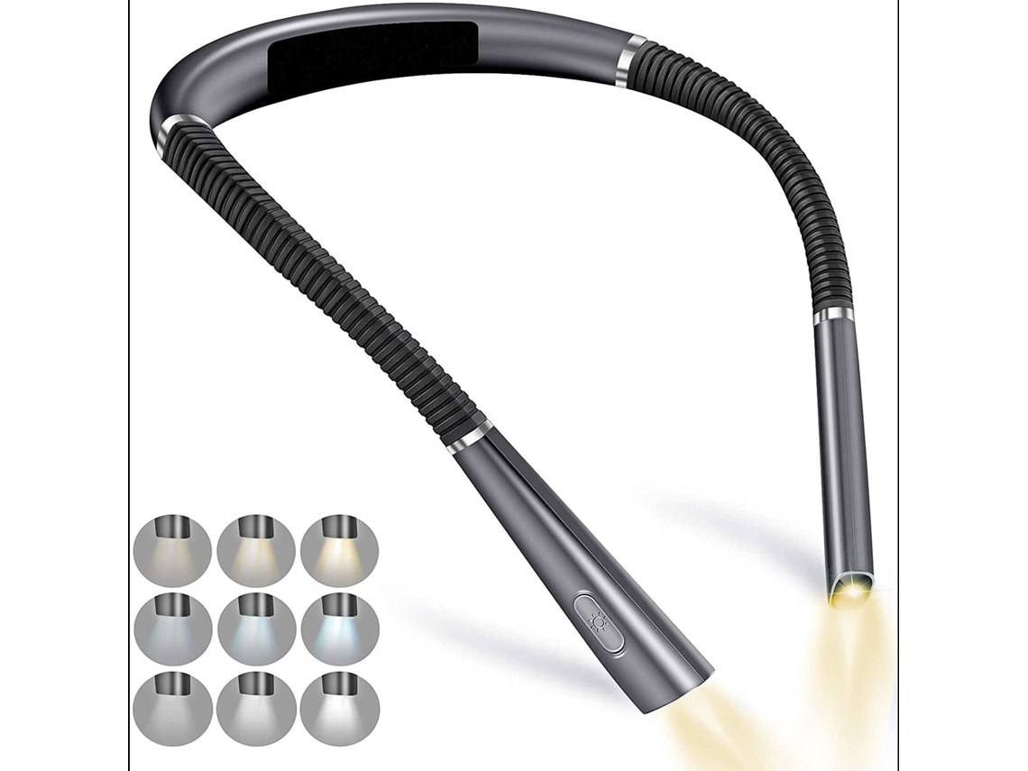 Luz de Leitura Pescoço, Carregamento Usb BRILVIBERA