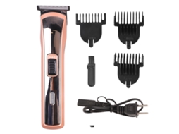 Tesoura de cabelo profissional sem fio 2026 para homens, recarregável, com lâmina em formato de T, máquina de cortar cabelo elétrica.