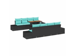 Maison Exclusive - Conjunto De Jantar Para Jardim 7 Unid. 6-número De Lugares