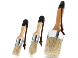 Pincéis de Cerdas Naturais para Estêncil, Pincéis para Cera de Tinta Giz, Pincéis para Cera de Móveis AQUAFORGE