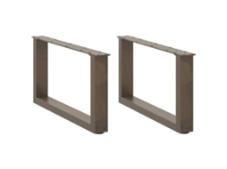 Coffee Table Leg, Coffee Table Legs Vidaxl Marrom Aço (60 X (30-31) Cm)