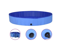 Vidaxl Piscina Dobrável 200x30 Cm Pvc Azul
