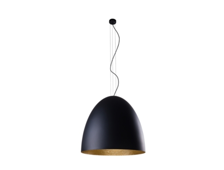 Candeeiro NOWODVORSKI Egg Black Xl (Preto - Composite)