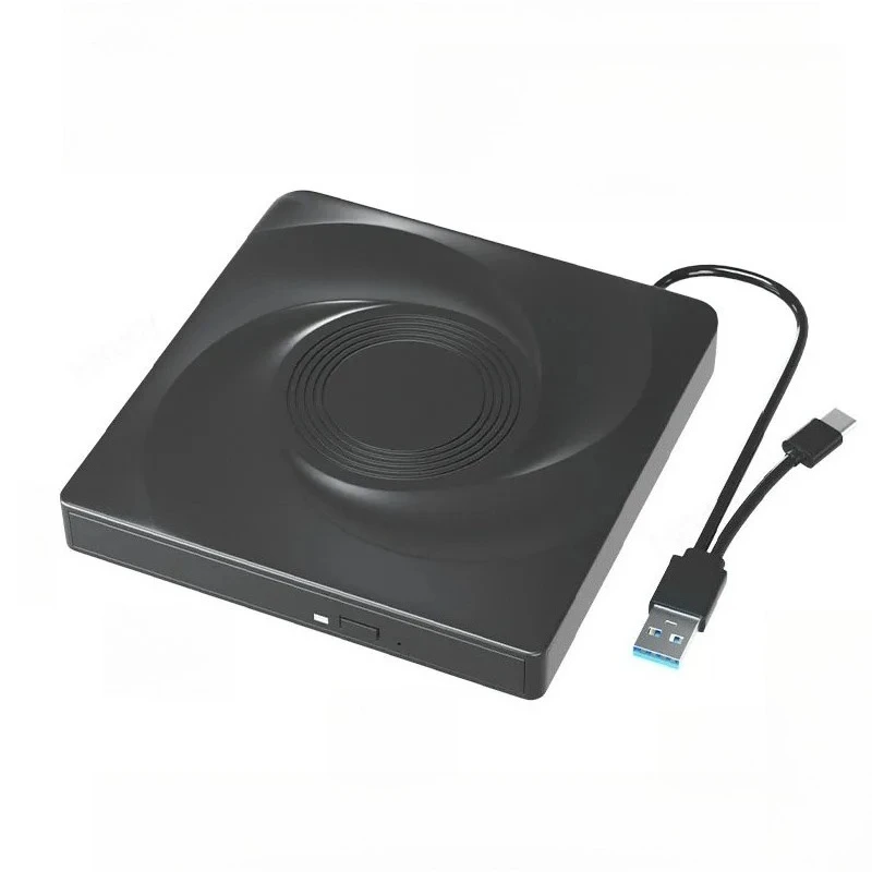 Leitor/gravador/reprodutor de DVD portátil MDUG com USB-C e USB 3.0 7 em 1
