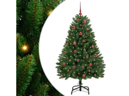 Conjunto 1 Árvore De Natal Artificial Vidaxl Verde Pvc (150 Cm)