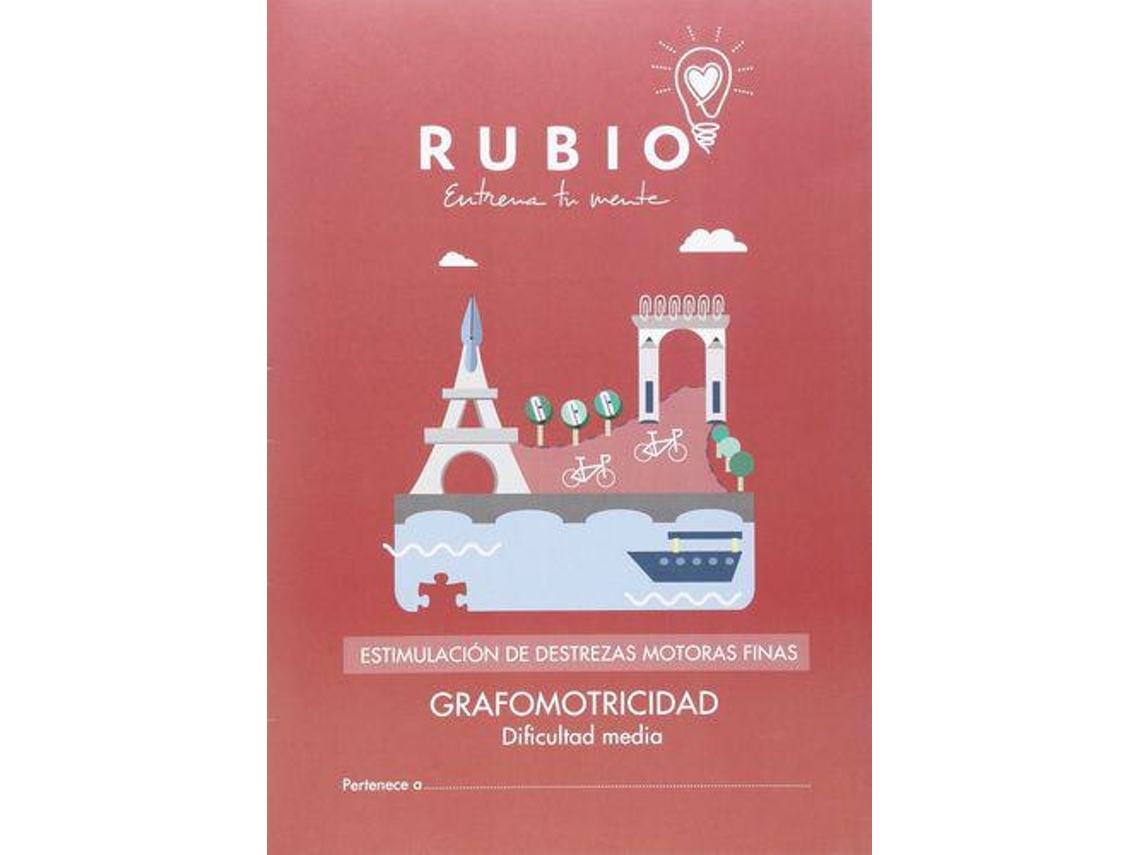 Livro Estimulación de destrezas motoras finas grafomotricidad de Fundación Cuadernos Rubio (Espanhol)