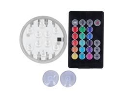 Luz Subaquática Rgb Controle Remoto Ip68 Piscina Lagoa S/MARCA