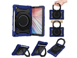 Yunzii Capa De Silicone + Pc Para Lenovo Tab M10 Hd Gen 2 X306 Azul Escuro