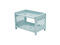 Rack de Armazenamento Duas Camadas Azul LAXISCREED