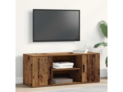 Vidaxl Gabinete Para Tv 100 X 35 X 40 Cm Madeira Antiga