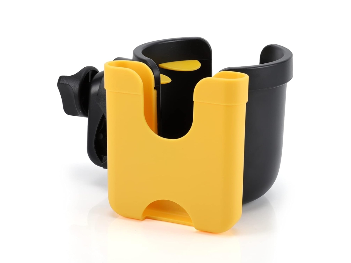Suporte 2 em 1 AQUAFORGE para Copo e Celular de Bicicleta, para Bicicletas, Carrinhos de Bebê, Andadores, Scooters e Cadeiras de Rodas