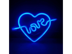 Luminária Noturna De Led Neon, Alimentada Por Usb Ou Bateria, Natal, E