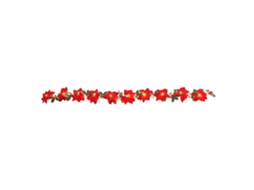Laxiscreed Fita De Luz Led Com Flores Vermelhas Para Decoração Exterior E Ambientes Festivos