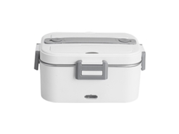 Lancheira Eletrica 3em1 1,8l, 12/24/220v, com Talheres e Bolsa Isolante, Branco ZYBLSSBB