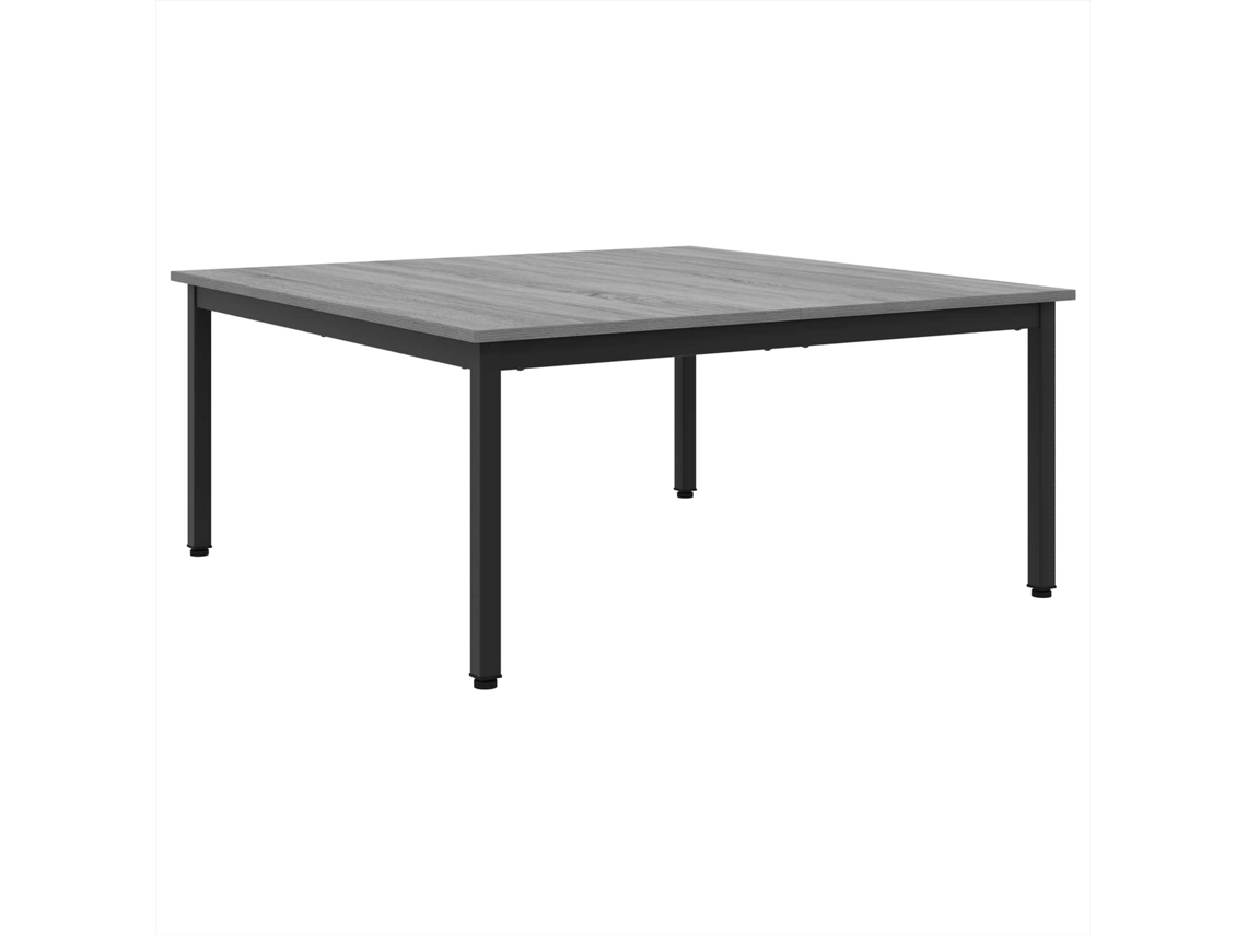Mesa de Centro Cinza Sonoma 100 X 100 X 45 Cm MAISON EXCLUSIVE