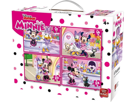 Puzzle 2D  Disney 4in1 Puzzle 2Ds Minnie BowTique (12 peças)