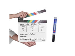 2026 clapperboard Mini Clapboard de Cine Estilo Hollywood Pizarra Preta e Branca