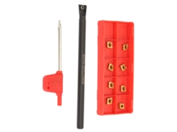 Laxiscreed Macho Para Ferramentas De Torno Com Insertos Ccmt0602 E Chave Inclusa