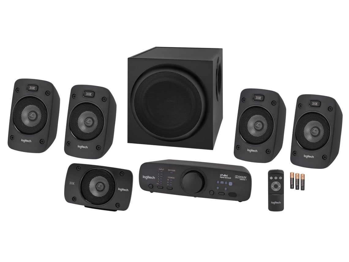 Colunas 5.1 LOGITECH Logitech Z906 Thx 500w (Outlet Caixa Aberta - PC - 500 W)