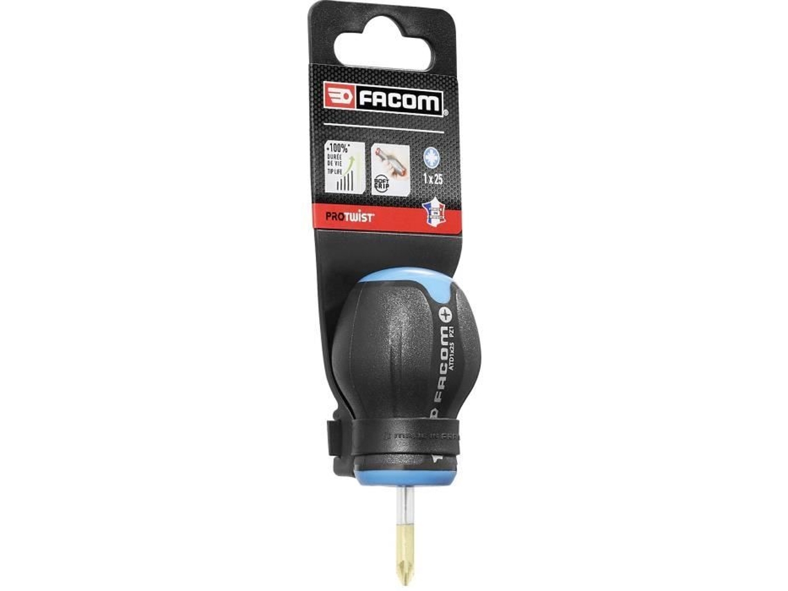 Chave Para Parafusos Pozidriv Pz1 X 25mm Facom Atd1x25