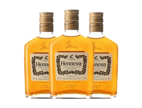 Conhaque HENNESSY V.S. Cognac Garrafa Pequena (0.2 L - 3 Unidades)