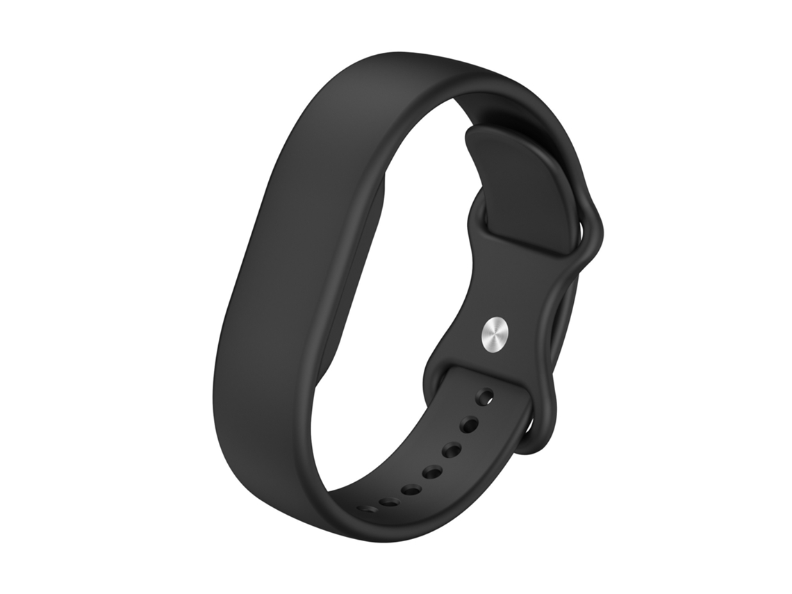 Bracelete De Silicone Para Google Fitbit Air (preto)