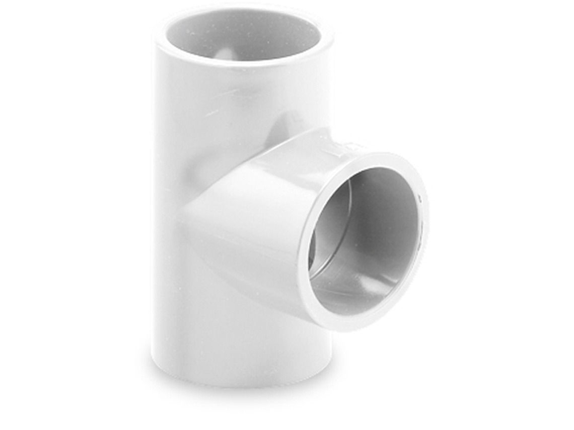 Tê 90º PVC Presion Encolar 16 Branco HIDROTEN