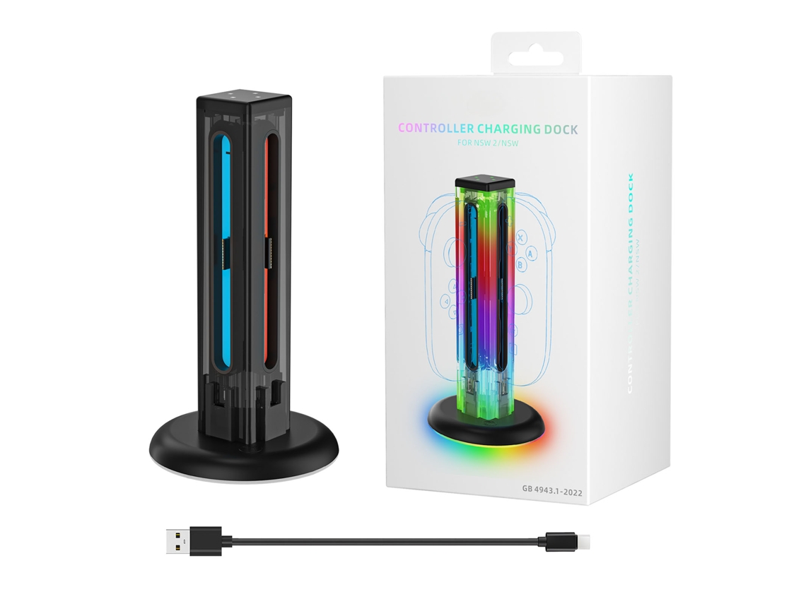 Dock de carregamento 4 em 1 EOOCOO compatível com Switch 2 2025