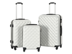 Hardcase Trolley, Hardcase Trolleys Vidaxl Prateado Plástico (n/a)