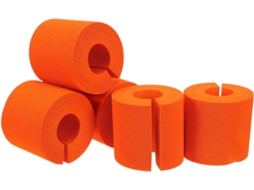 Conjunto De 5 Protetores Espuma Para Portas, Proteção Contra Esmagamento De Bordas, Instalação Universal, Cor Laranja