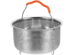 De Aço Inoxidável Para Cozinhar A Vapor Em Panela De Arroz, Com Alça Ergonômica E Furos Finos Para Um Cozimento Gokoco