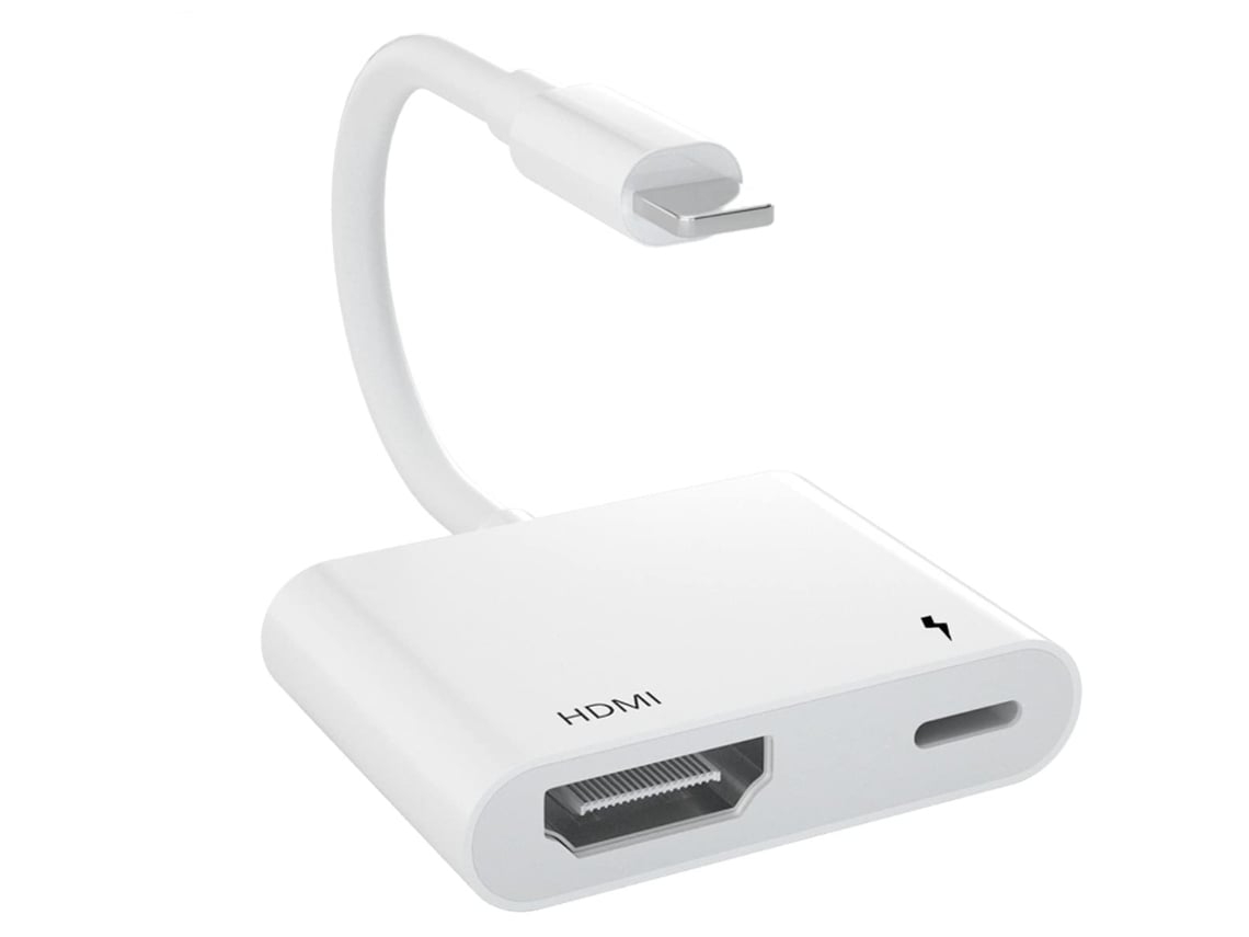 Adaptador Hdmi para Iphone Hdmi1206-Y20 Branco
