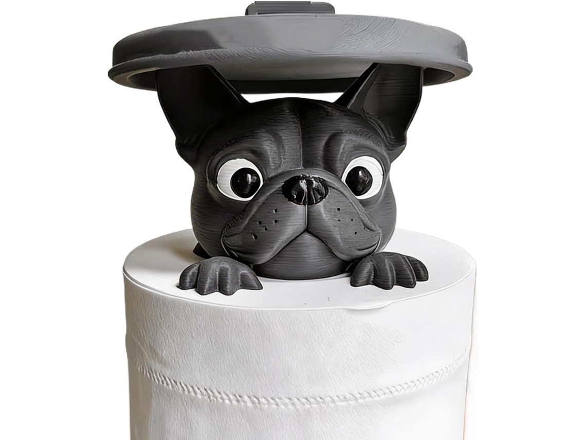 Porta-lenços De Papel Em Formato De Bulldog Fofo.